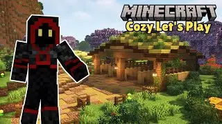 Building a Cottage Core Stables! - Minecraft Cozy 1.20 Survival Let's Play