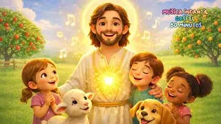 Coletânea Cristã Infantil | 60 Minutos | As Melhores Canções com Jesus | Bíblia Cantada |