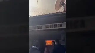 Gori zgrada Mešihata IZ u Srbiji - Live uključenje