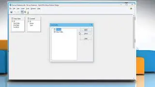 How to create a relationship between two tables in OpenOffice™ database :Tutorial