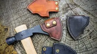 Handmade Leather Sheath / Case, Pipe Hawk, Cold Steel, Leather Sheath, Best Axe Holster