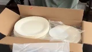 Leafory 10 Inch Compostable Paper Plates 150 Pack &ndash; Heavy Duty, Eco Friendly, Biodegradable Sugarcan