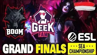 AMAZING SEA, 5 GAMES GRAND FINAL! BOOM ESPORTS vs GEEK FAM - ESL SEA Championship 2020