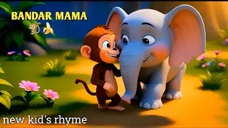 Bandar Mama Ki Masti 🐒🍌 | Fun Kids Rhyme | Cartoon Song || non stop rhymes 