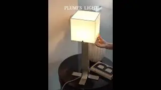 This table lamp is simple and stylish, and the room is filled with warmth when the light is on.💡💕
