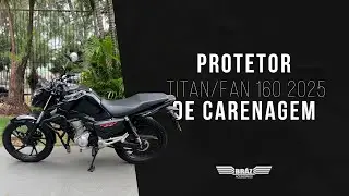 Como instalar o protetor de carenagem na Titan 160 ou Fan 160 2025 em diante