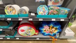 Character Party Supplies @ WALMART - (Bluey, Mickey Mouse, Spider-Man, Pokemon & More)