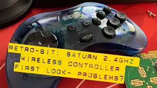Retro-Bit Sega Saturn Wireless 2.4 GHz: First Look - Problems?
