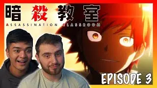 BEST BOY KARMA HAS ARRIVED!! || Assassination Classroom Season 1 Episode 3 REACTION!