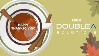 Happy Thanksgiving From Double A Solutions! 🦃