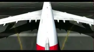 Emirates Sky Cargo B744 Approach & Landing at Dubai OMDB FSX