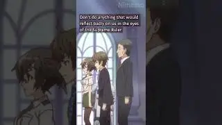 In front of the Supreme Ruler, it's #anime #Shorts #NimemoShorts #OutbreakCompany #Otaku