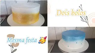 DOIS BOLOS, MESMA FESTA! 🎂 🎂 | DECORANDO COM MÚSICA 🎶 | ATELIÊ DOCE - LIDIANE OLIVEIRA