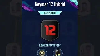 Pacybits 20 Neymar 12 Hybrid SBC Tutorial Solution
