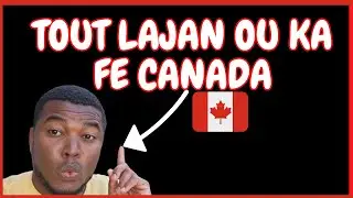Men konbyen k&ograve;b you Haitien ki f&egrave;k rive Canada ka f&egrave; pa mwa #asijohn #canadavisa #haiti