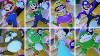 Super Mario Party Jamboree - All Character Get A Z-Star Animations