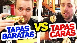 Tapas BARATAS vs Tapas CARAS | Espa&ntilde;a