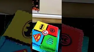 How to make Birthday cake 🎂 Square Shape amazing decoration ideas #birthdayparty