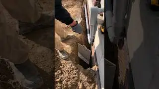 Service ground plate install #electrician #construction #electricalcode