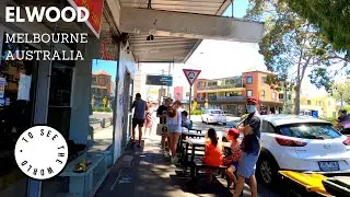 ELWOOD - MELBOURNE, AUSTRALIA - ASMR Relaxing Virtual Walk along shopping strip