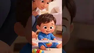 7 months old poor tracking? Fix it with easy home exercises #babygym #babyyoga #cartoon