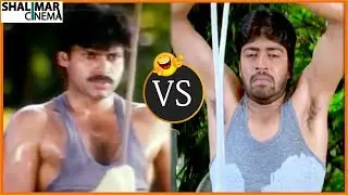Allari Naresh Vs Pawan Kalyan || Non-Stop Comedy Scenes || Blade Babji Vs Thammudu || Shalimarcinema