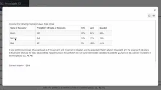 Portfolio exact Real Risk Premiums