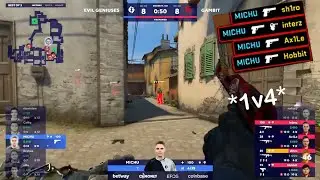 MICHU DEAGLE MONSTER!! Gambit vs EG - Blast Premier Spring Final Highlights - CSGO