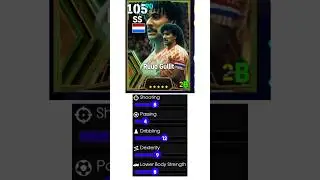105 Ruud Gullit Best Training Guide In Efootball 2025 #TanvirGamesBD #efootball#shorts #efootball