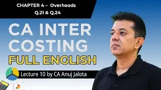 CA Inter Costing 04 – Накладные расходы (Лекция 10) Вопросы 21–24 | Полный текст на английском языке