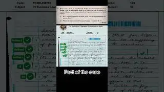 How to write CA Foundation Law answers || case study questions ✅The Best way to get max marks #ca
