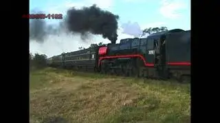【巨大機関車R761】人口333人Dookie村へようこそ！　The Border Hopper (6)【Steamrail Victoria】Arsgw-1182 AUSTRALIA