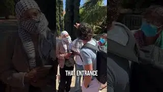 UCLA Student Blocked From Going To Class By Protestors