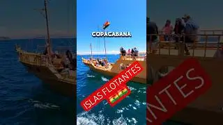 Como llegar a las Islas Flotantes en El Lago Titicaca #viajes #lugaresparavisitar #turismo #bolivia