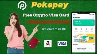 Pokepay Visa Platinum Card | Crypto Card | Shopping With Crypto Flipkart, Amazon, Myntra etc.