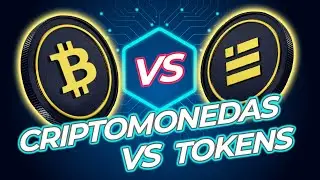 Criptomonedas Vs Token - explicaci&oacute;n y ejemplos