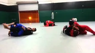 Strong Base Brazilian Jiu Jitsu class sparring