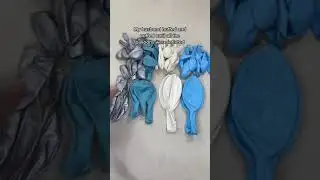 Надувание воздушных шаров ртом #шорты