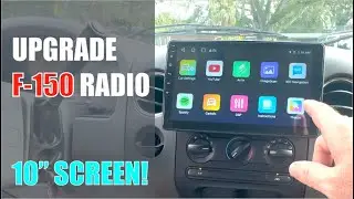 Как установить магнитолу в Ford F-150 2004-2008 | 10-дюймовый экран, CarPlay! Пошаговое руководст...