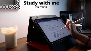 STUDY WITH ME - NO MUSIC