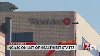 NC ranks 30th in healthiest states
