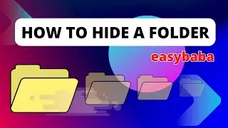 Hide the folder by changing icon | #computerpower #windows #foldersettings #computer #coding