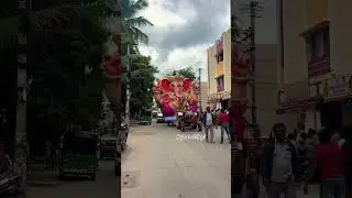Biggest Ganapathi Bappa Aagman at Venkatapuram #bappa #aagman2025 #ganesh #aagman #viralvideos #yt