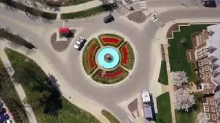 Springtime in Lawrence, Kansas shot by Drone Lawrence