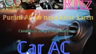AC system flushing ke se kare/ line clean /black oil / Condencer,flushing kare