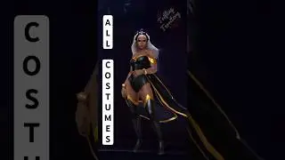 Marvel Future Fight: All Costumes of Storm #shorts