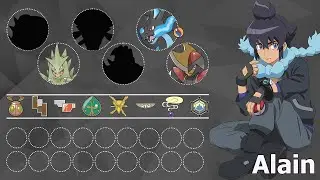 Alain All Kalos Pokemon