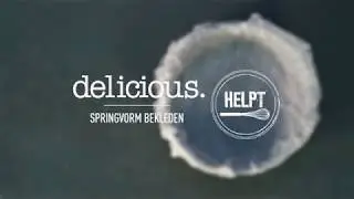 delicious. helpt: springvorm bekleden met bakpapier