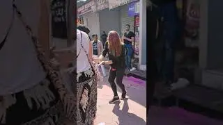 Foreigner gajban enjoy in rishikesh holi 2020