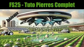 FS25 TUTO PIERRES Quand ? comment ? usure ? rendement ? Recyclage - Tableaux ! Farming Simulator 25